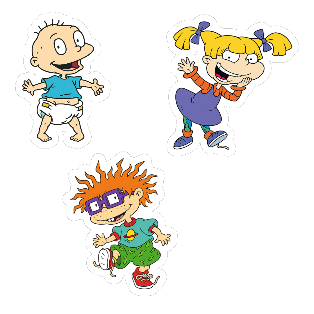 Rugrats Mix de 3 Stickers