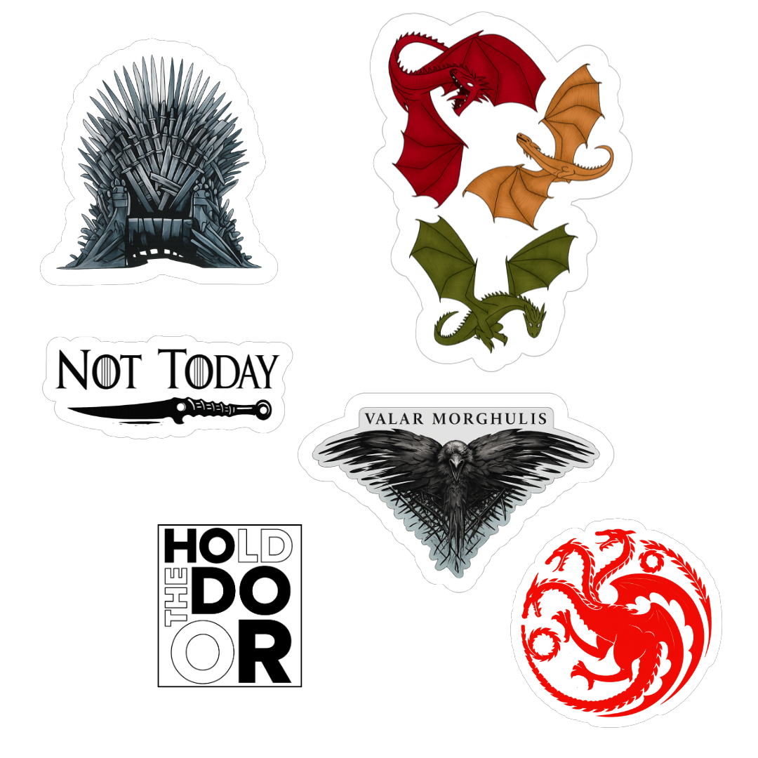 Game of Thrones Mix de 6 Stickers